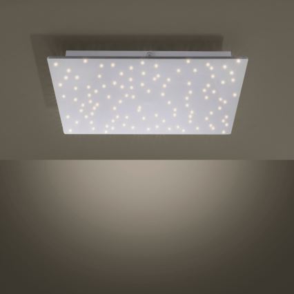Leuchten Direkt 14671-55 - Plafón LED regulable SPARKLE LED/18W/230V 2700-5000K + mando a distancia