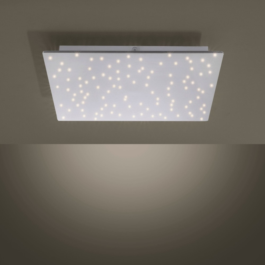 Leuchten Direkt 14671-55 - Plafón LED regulable SPARKLE LED/18W/230V 2700-5000K + mando a distancia