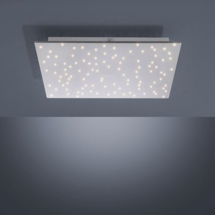 Leuchten Direkt 14671-55 - Plafón LED regulable SPARKLE LED/18W/230V 2700-5000K + mando a distancia