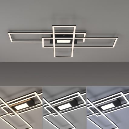 Leuchten Direkt 14693-18 - Lámpara de techo LED regulable ASMIN LED/48W/230V + mando a distancia