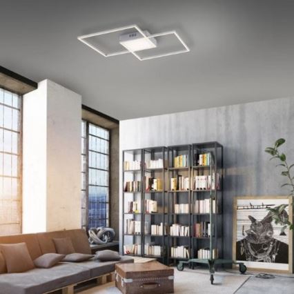 Leuchten Direkt 14712-55 - Lámpara de superficie LED regulable ASMIN LED/42W/230V + mando a distancia