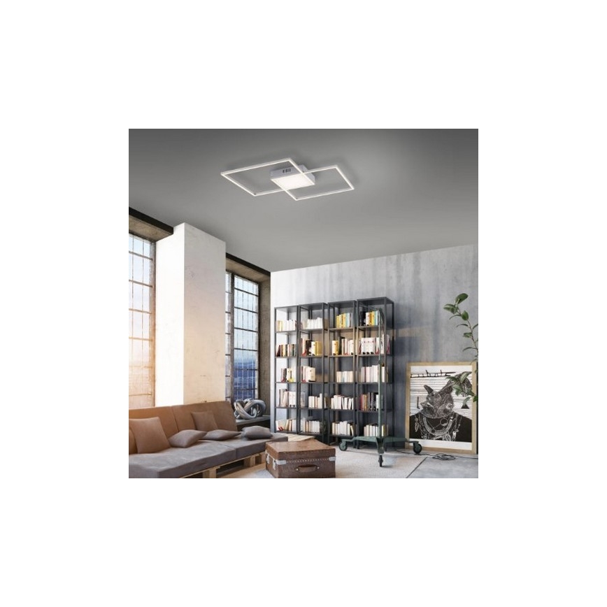 Leuchten Direkt 14712-55 - Lámpara de superficie LED regulable ASMIN LED/42W/230V + mando a distancia