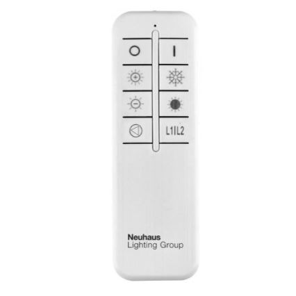 Leuchten Direkt 14712-55 - Lámpara de superficie LED regulable ASMIN LED/42W/230V + mando a distancia