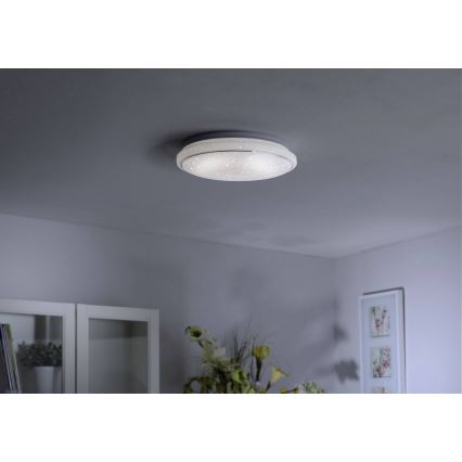 Leuchten Direkt 14744-16 - Plafón LED RGB regulable JUPI LOLASMART LED/32W/230V + mando a distancia