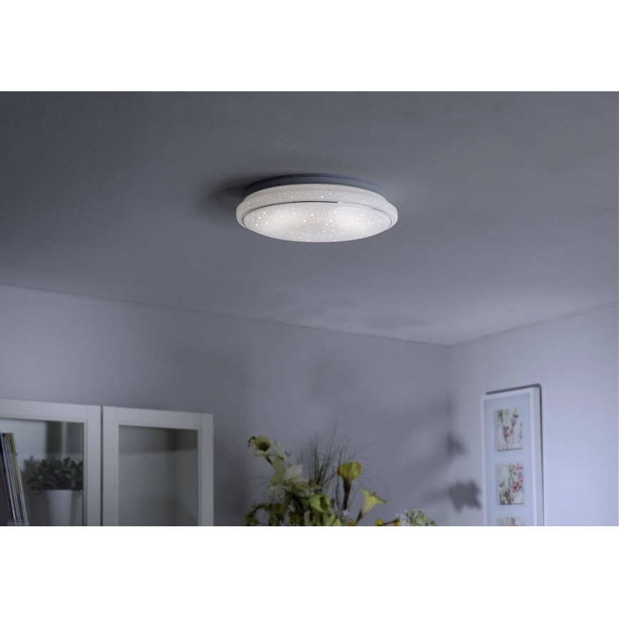 Leuchten Direkt 14744-16 - Plafón LED RGB regulable JUPI LOLASMART LED/32W/230V + mando a distancia