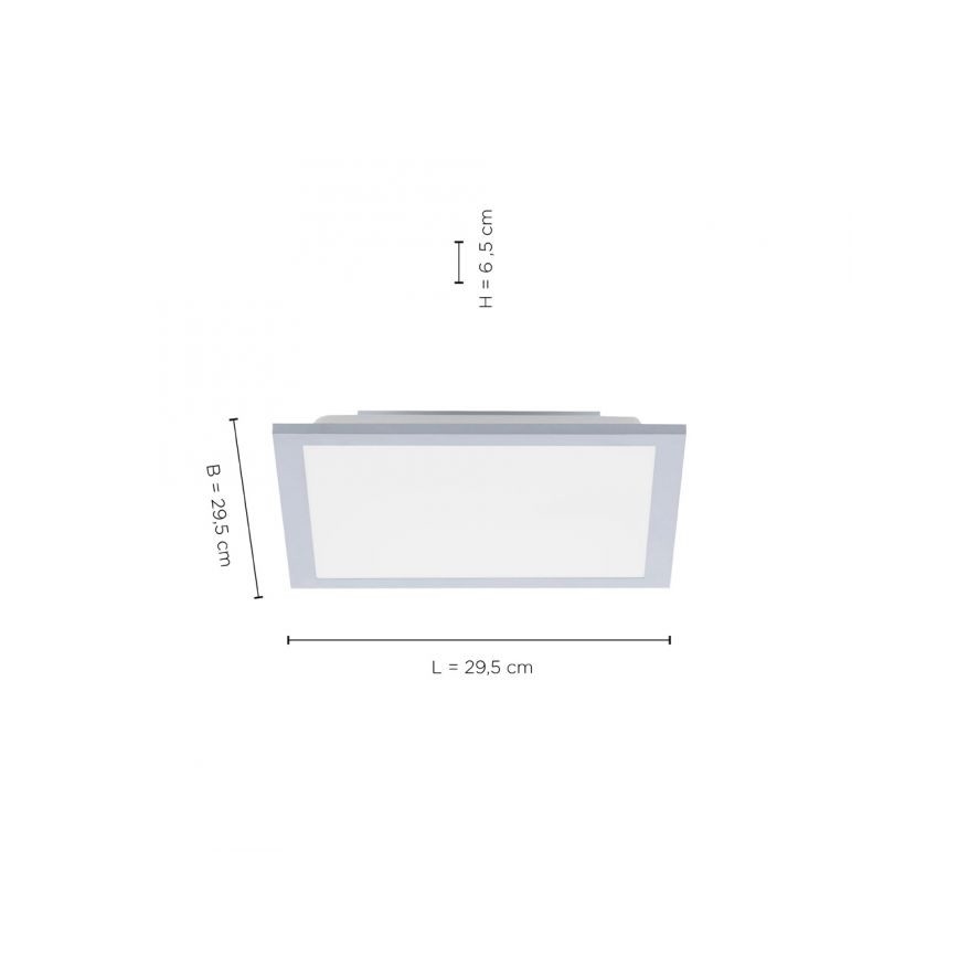 Leuchten Direkt 14750-21 - Plafón LED FLAT LED/12W/230V