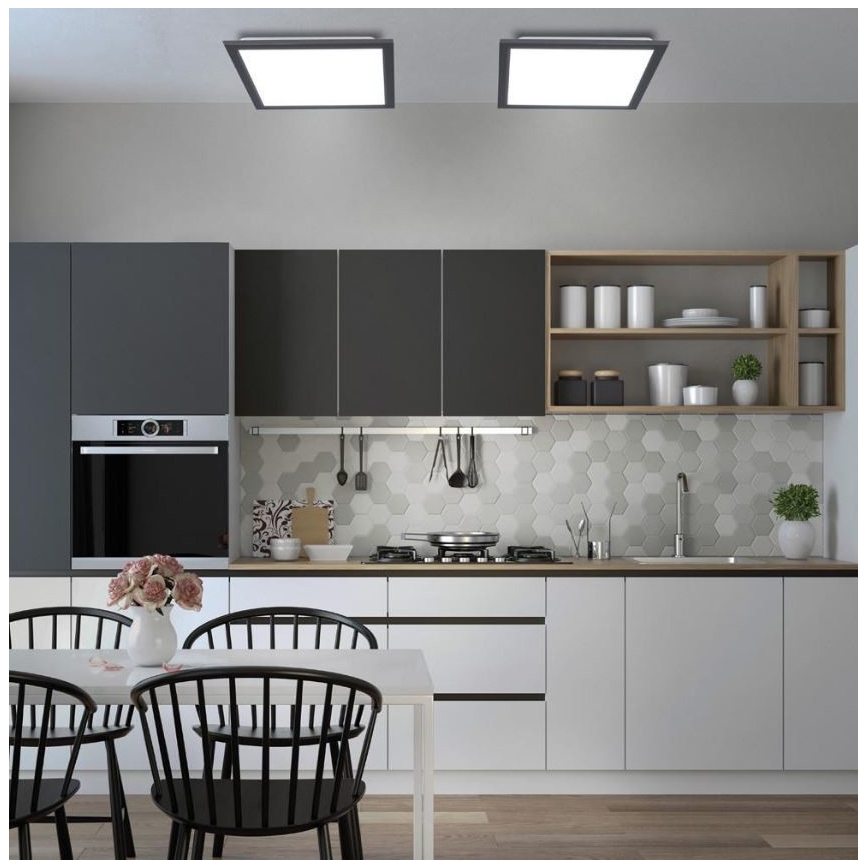 Leuchten Direkt 14755-18 - Lámpara de techo LED regulable FLAT LED/28W/230V 2700-5000 + mando a distancia