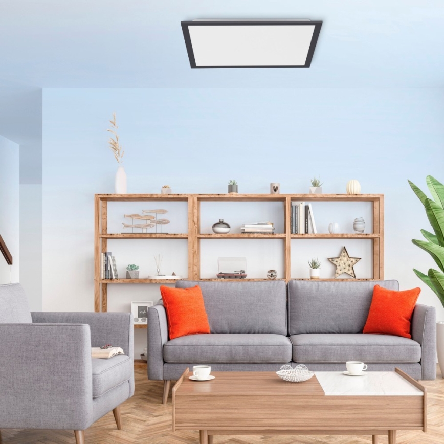 Leuchten Direkt 14755-18 - Lámpara de techo LED regulable FLAT LED/28W/230V 2700-5000 + mando a distancia