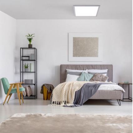 Leuchten Direkt 14755-21 - Plafón LED regulable FLAT LED/28W/230V 2700-5000K + mando a distancia