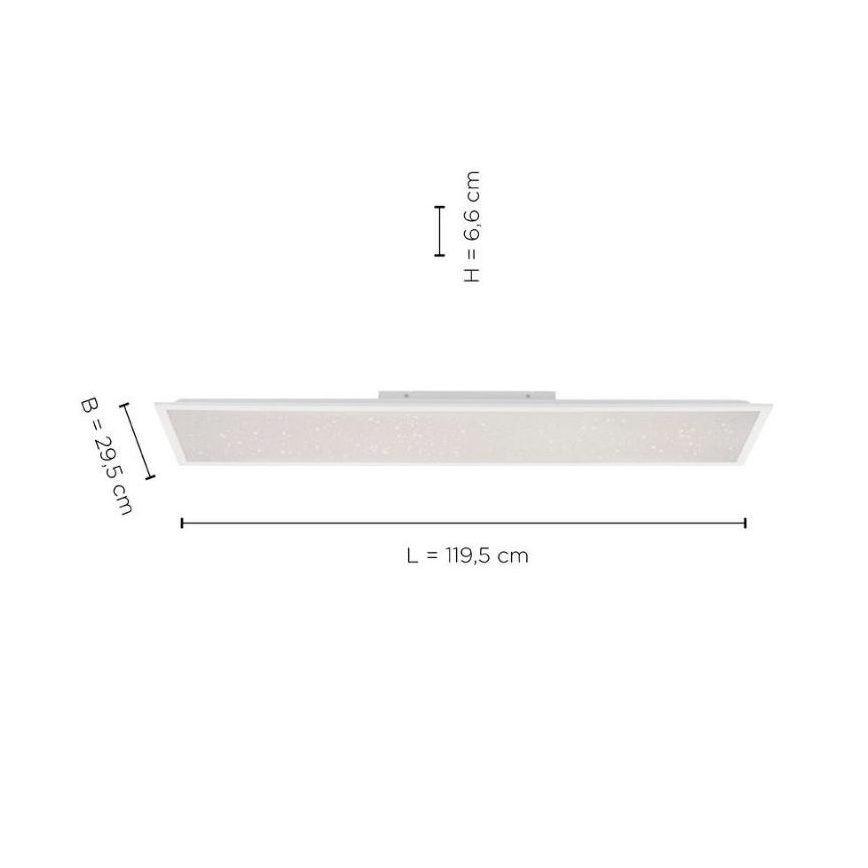 Leuchten Direkt 14762-16 - Lámpara LED regulable STARRYFLAT LED/36W/230V + CR