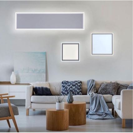 Leuchten Direkt 14852-16 - Panel LED regulable EDGING LED/51,5W/230V + mando a distancia