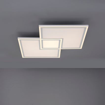 Leuchten Direkt 14855 - Plafón regulable LED EDGING 16-LED/51W/230V 2700-5000K + mando a distancia