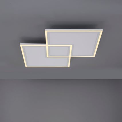 Leuchten Direkt 14855 - Plafón regulable LED EDGING 16-LED/51W/230V 2700-5000K + mando a distancia