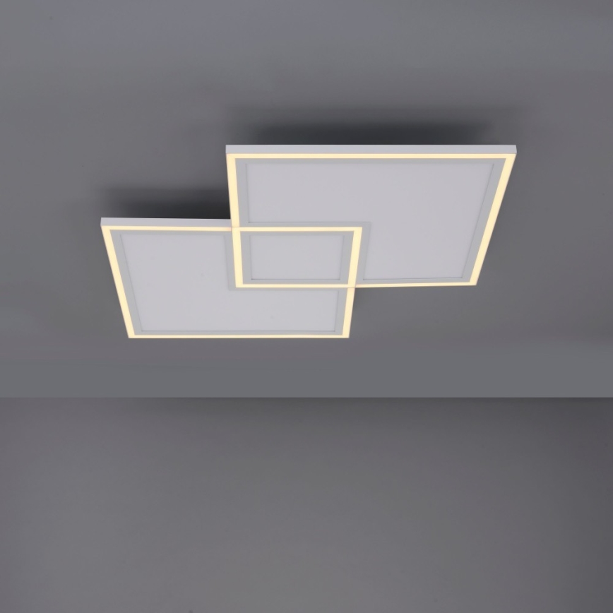 Leuchten Direkt 14855 - Plafón regulable LED EDGING 16-LED/51W/230V 2700-5000K + mando a distancia