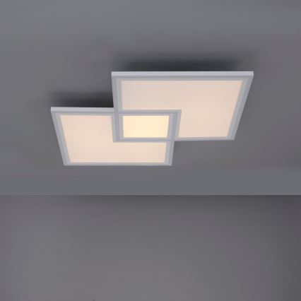 Leuchten Direkt 14855 - Plafón regulable LED EDGING 16-LED/51W/230V 2700-5000K + mando a distancia