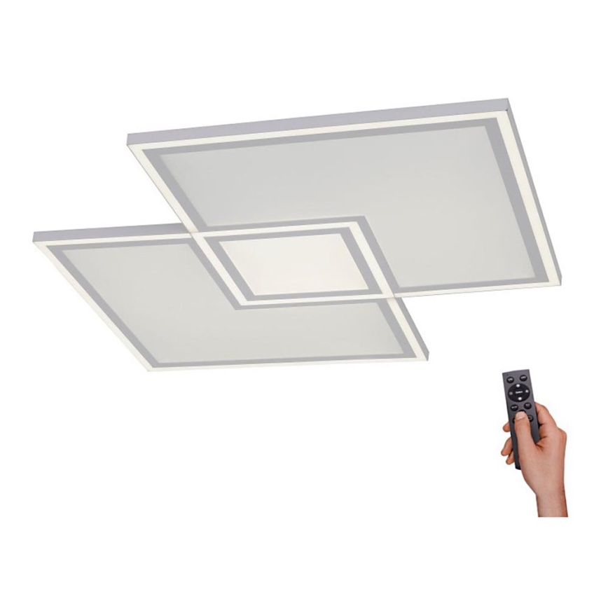 Leuchten Direkt 14855 - Plafón regulable LED EDGING 16-LED/51W/230V 2700-5000K + mando a distancia