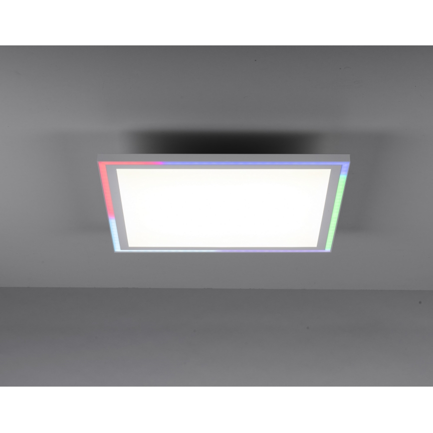 Leuchten Direkt 14900-16 - Plafón LED RGB regulable EDGING LED/24W/230V + mando a distancia