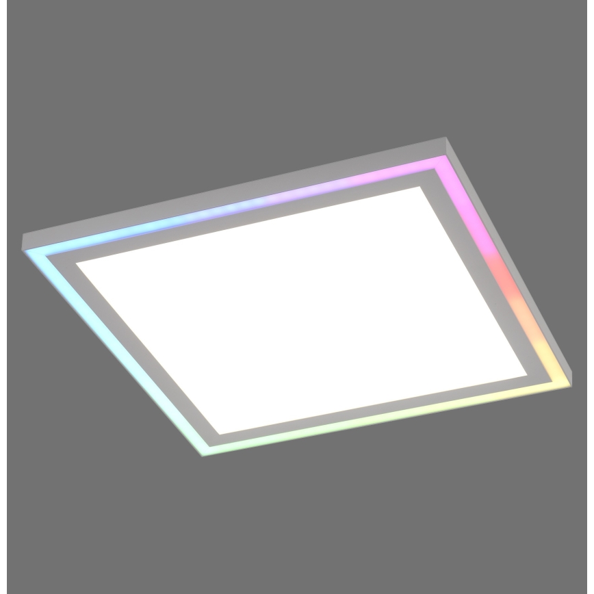 Leuchten Direkt 14900-16 - Plafón LED RGB regulable EDGING LED/24W/230V + mando a distancia