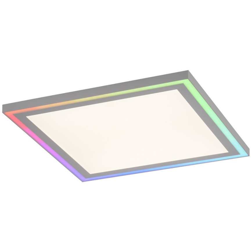 Leuchten Direkt 14900-16 - Plafón LED RGB regulable EDGING LED/24W/230V + mando a distancia