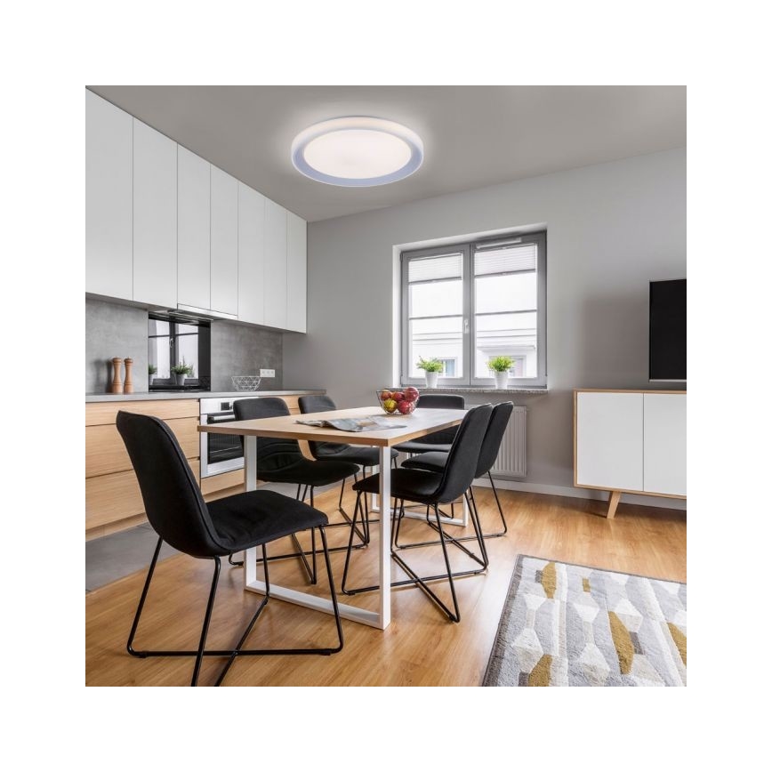 Leuchten Direkt 15110-21 - Plafón LED RGB regulable LENI LOLASMART LED/40W/230V + mando a distancia