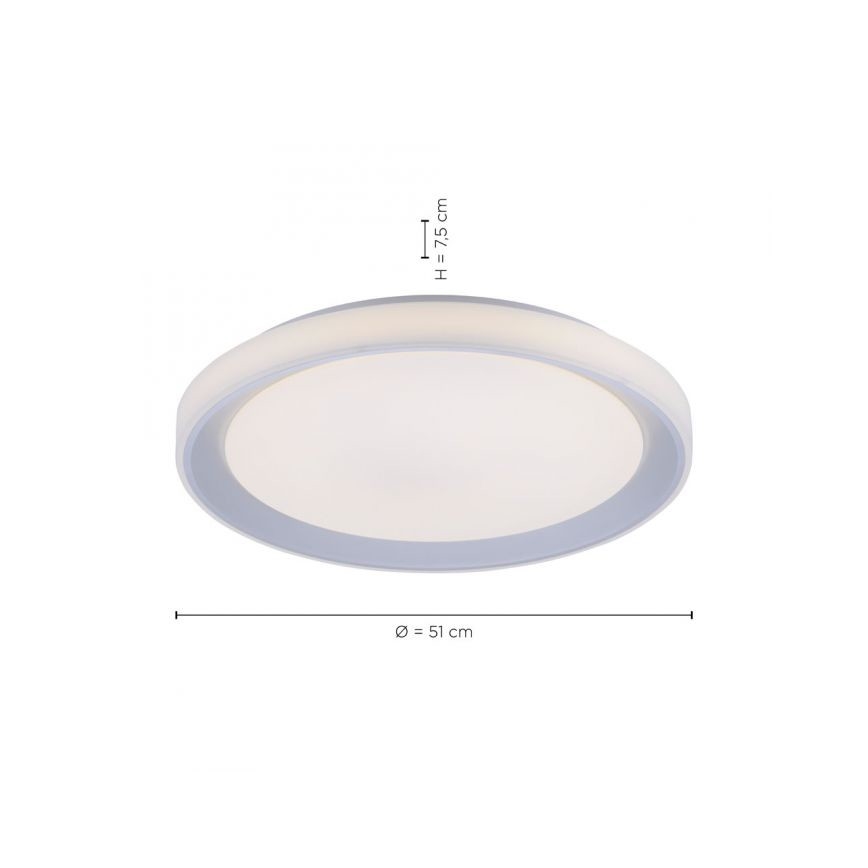 Leuchten Direkt 15110-21 - Plafón LED RGB regulable LENI LOLASMART LED/40W/230V + mando a distancia