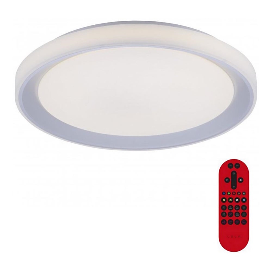 Leuchten Direkt 15110-21 - Plafón LED RGB regulable LENI LOLASMART LED/40W/230V + mando a distancia