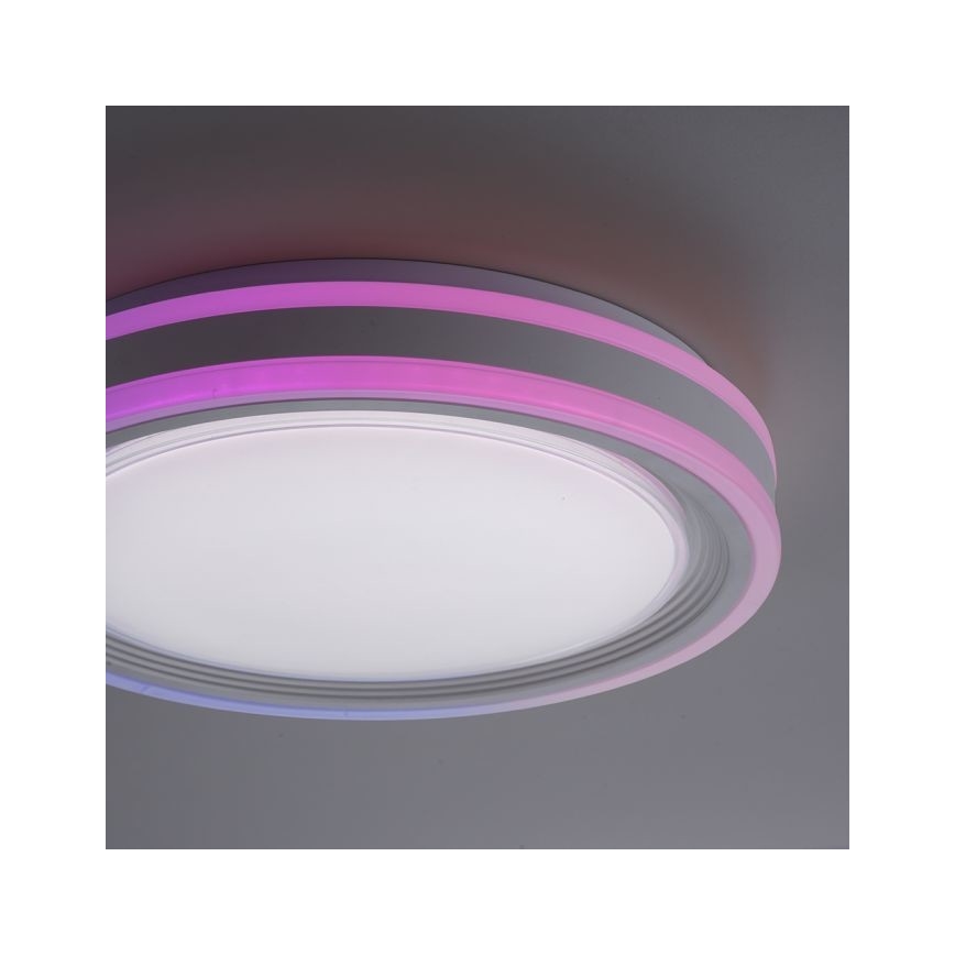Leuchten Direkt 15152-16 - LED RGBW Lámpara de techo regulable SPHERIC LED/18W/230V + mando a distancia