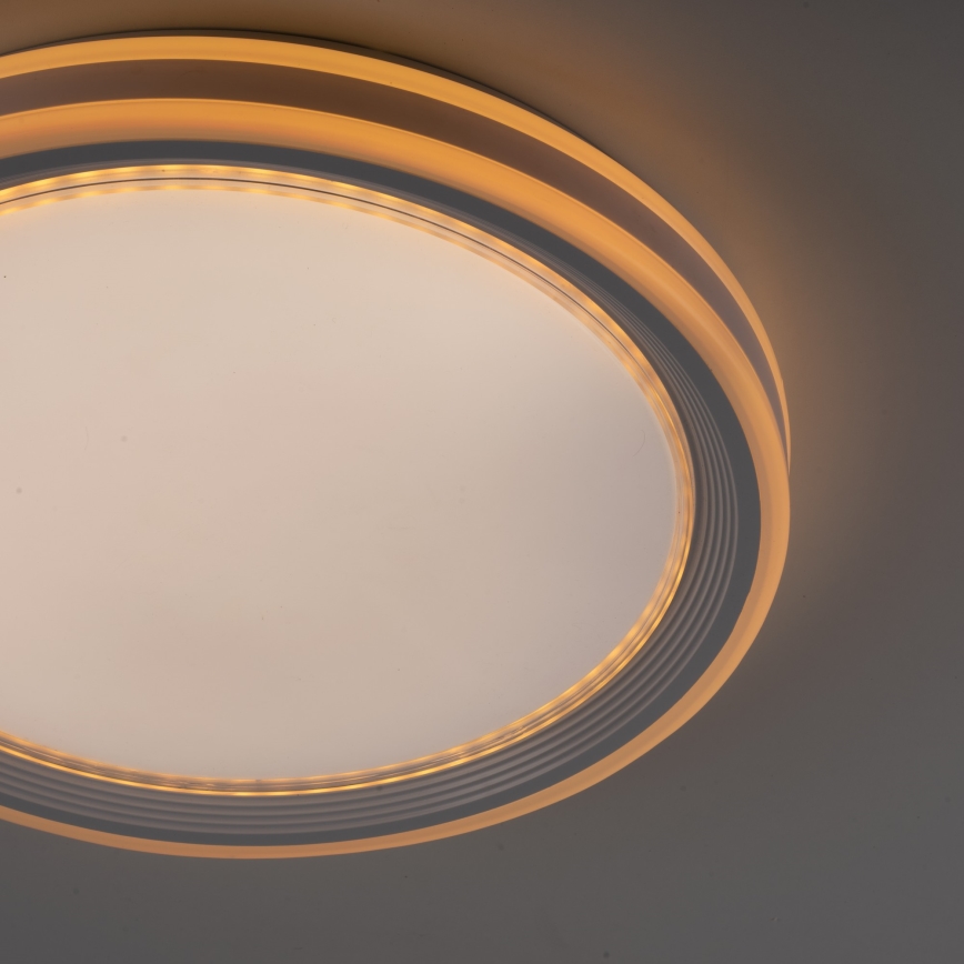 Leuchten Direkt 15154-16 - Plafón LED RGB regulable EDGING LED/39W/230V + mando a distancia