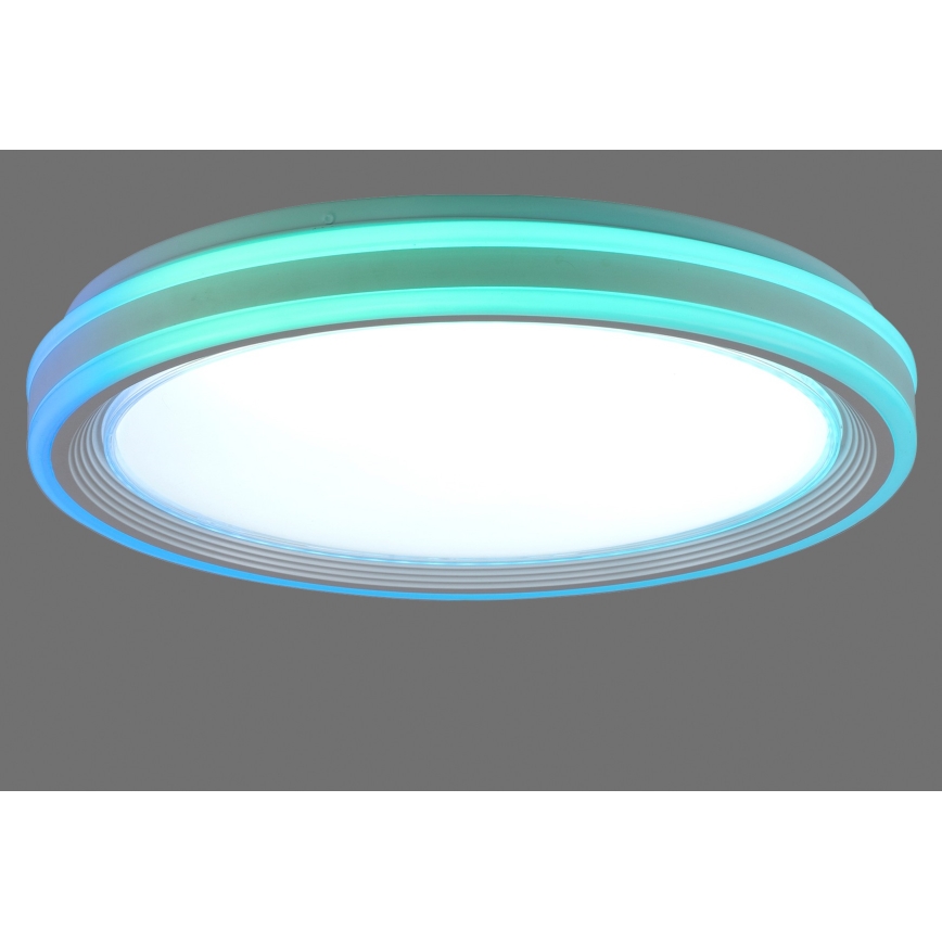 Leuchten Direkt 15154-16 - Plafón LED RGB regulable EDGING LED/39W/230V + mando a distancia