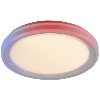 Leuchten Direkt 15154-16 - Plafón LED RGB regulable EDGING LED/39W/230V + mando a distancia