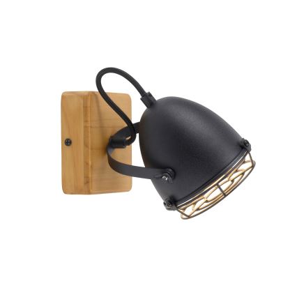 Leuchten Direkt 15171-18 - Lámpara de pared con foco BEETLE 1xE14/10W/230V pino
