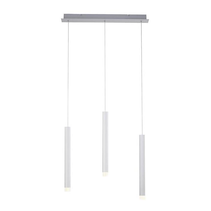 Leuchten Direkt 15203-95 - Lámpara colgante LED BRUNO 3xLED/4,8W/230V blanco