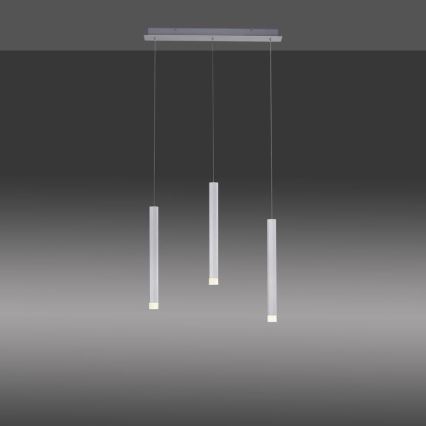 Leuchten Direkt 15203-95 - Lámpara colgante LED BRUNO 3xLED/4,8W/230V blanco