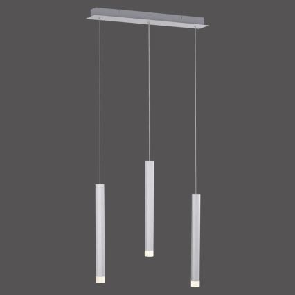Leuchten Direkt 15203-95 - Lámpara colgante LED BRUNO 3xLED/4,8W/230V blanco