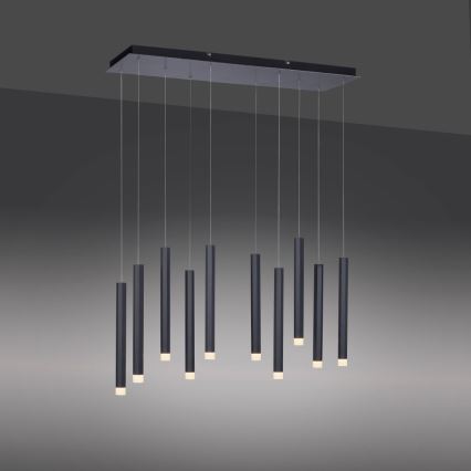 Leuchten Direkt 15206-18 - Lámpara colgante LED 10xLED/4,8W/230V negro