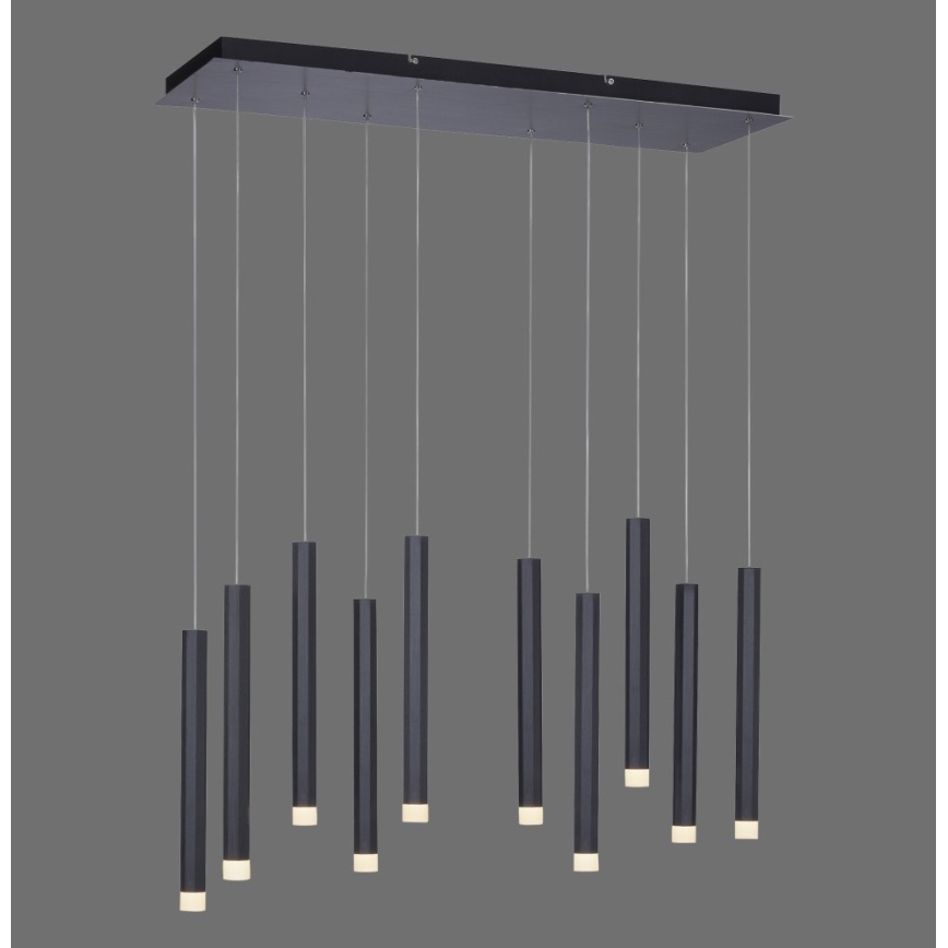 Leuchten Direkt 15206-18 - Lámpara colgante LED 10xLED/4,8W/230V negro