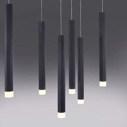 Leuchten Direkt 15206-18 - Lámpara colgante LED 10xLED/4,8W/230V negro