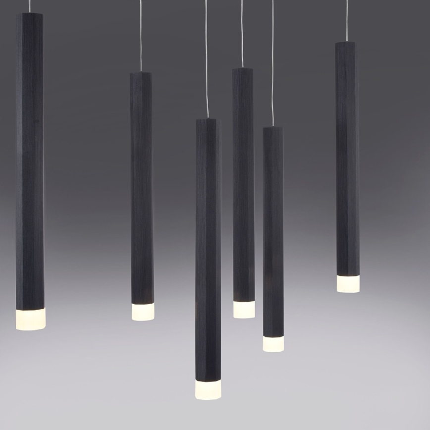 Leuchten Direkt 15206-18 - Lámpara colgante LED 10xLED/4,8W/230V negro