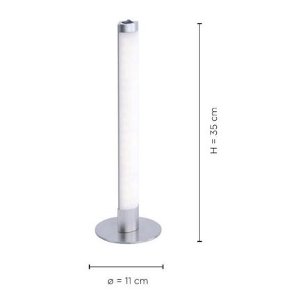Leuchten Direkt 15272-55 - Lámpara de mesa LED AMILIA LED/6W/230V