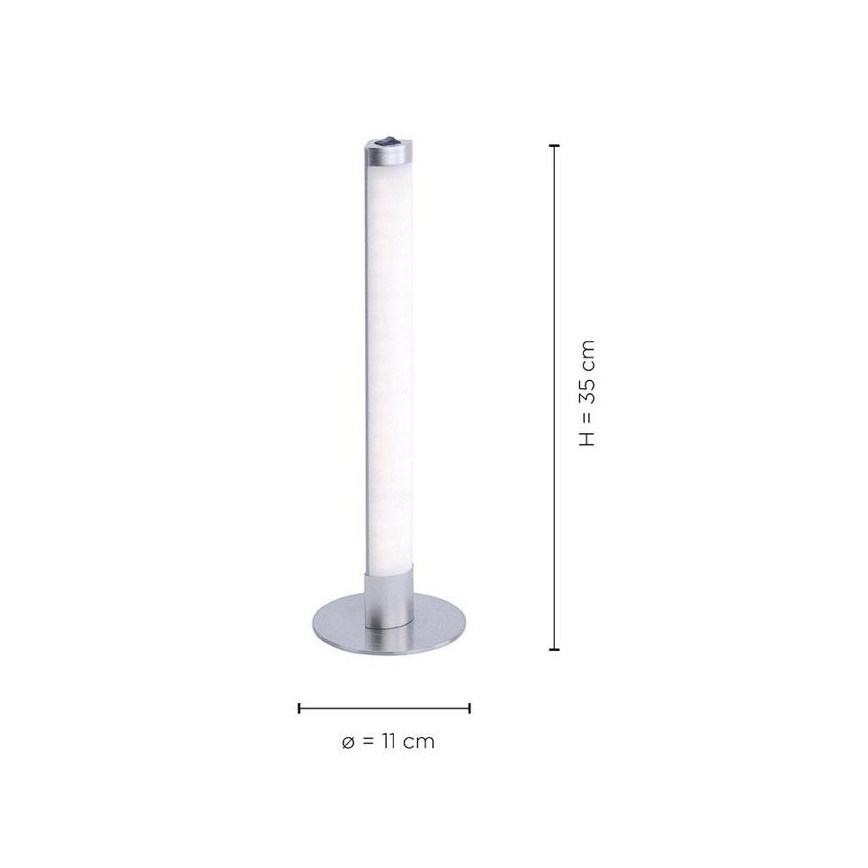 Leuchten Direkt 15272-55 - Lámpara de mesa LED AMILIA LED/6W/230V