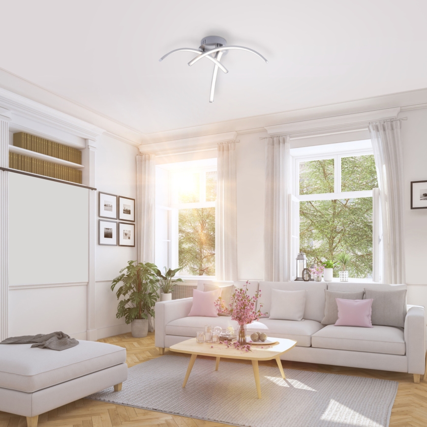 Leuchten Direkt 15341-55 - Lámpara de techo LED VALERIE 3xLED/3,7W/230V