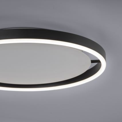 Leuchten Direkt 15391-13 - Lámpara de techo LED regulable RITUS LED/20W/230V negro