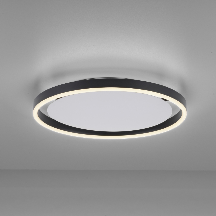 Leuchten Direkt 15391-13 - Lámpara de techo LED regulable RITUS LED/20W/230V negro