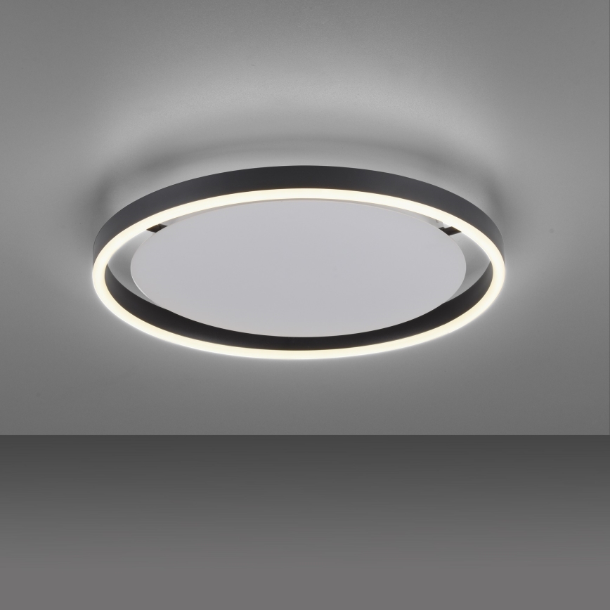 Leuchten Direkt 15391-13 - Lámpara de techo LED regulable RITUS LED/20W/230V negro
