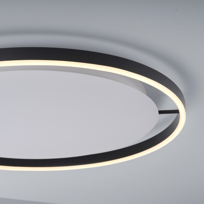 Leuchten Direkt 15392-13 - Plafón LED regulable RITUS LED/30W/230V negro