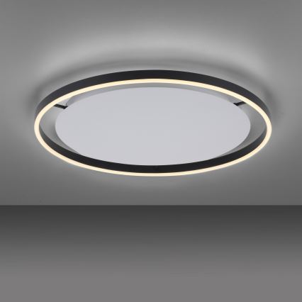 Leuchten Direkt 15392-13 - Plafón LED regulable RITUS LED/30W/230V negro