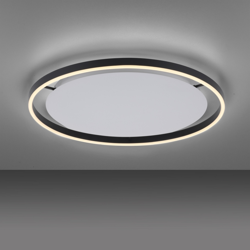 Leuchten Direkt 15392-13 - Plafón LED regulable RITUS LED/30W/230V negro