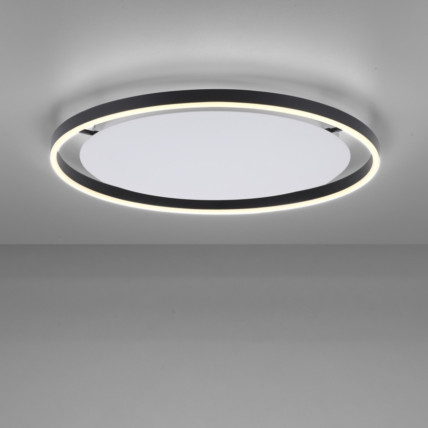 Leuchten Direkt 15392-13 - Plafón LED regulable RITUS LED/30W/230V negro