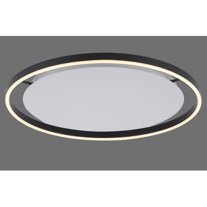 Leuchten Direkt 15392-13 - Plafón LED regulable RITUS LED/30W/230V negro