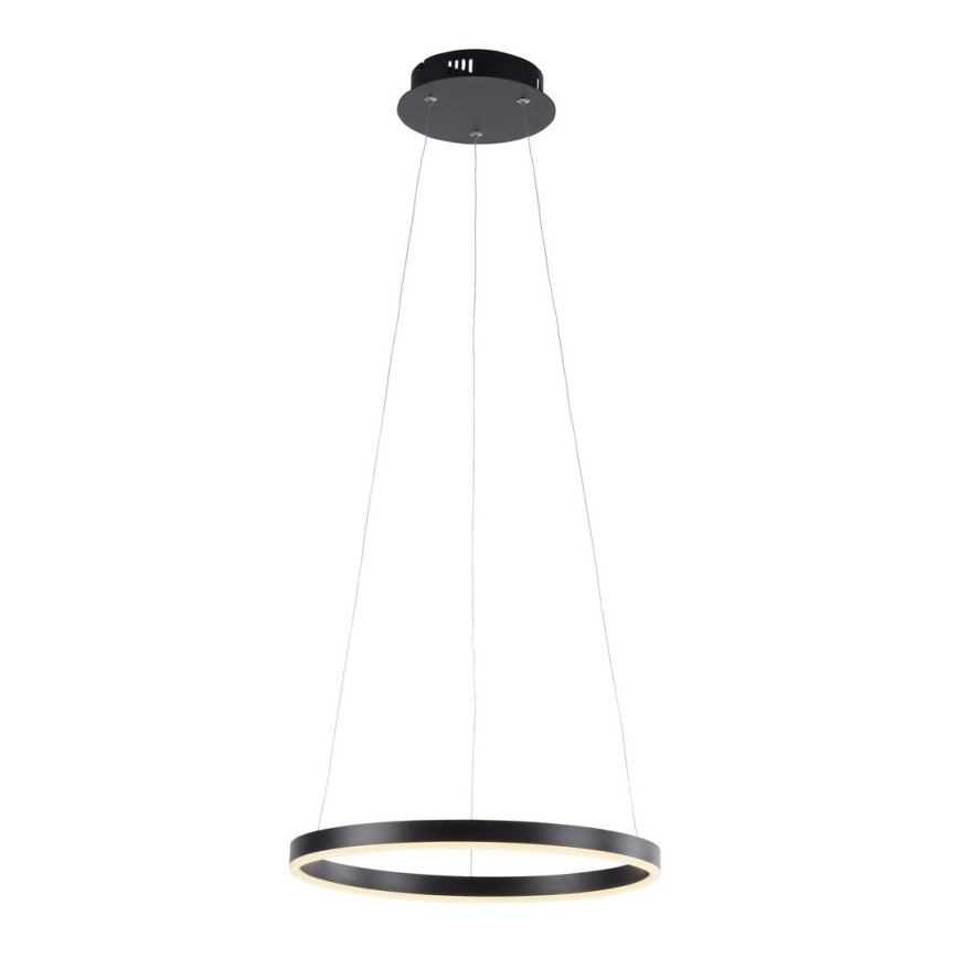 Leuchten Direkt 15393-13 - Lámpara colgante LED regulable con cable RITUS LED/20W/230V negro